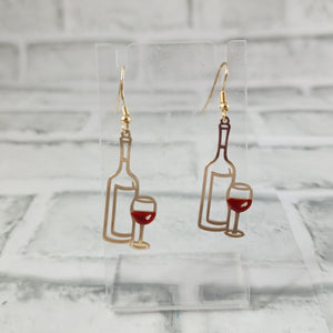"Wine" Earrings