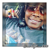 Bourgeois Pineapples owner Ayesha Clarke wearing retro large frame oversize fashion sunglasses