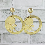 "Rose" Mirror Earrings