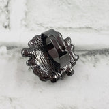 "Laced Roses" Adjustable Ring