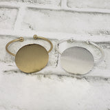 "Shield" Bangle Bracelet