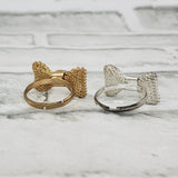 "Bow" Adjustable Ring